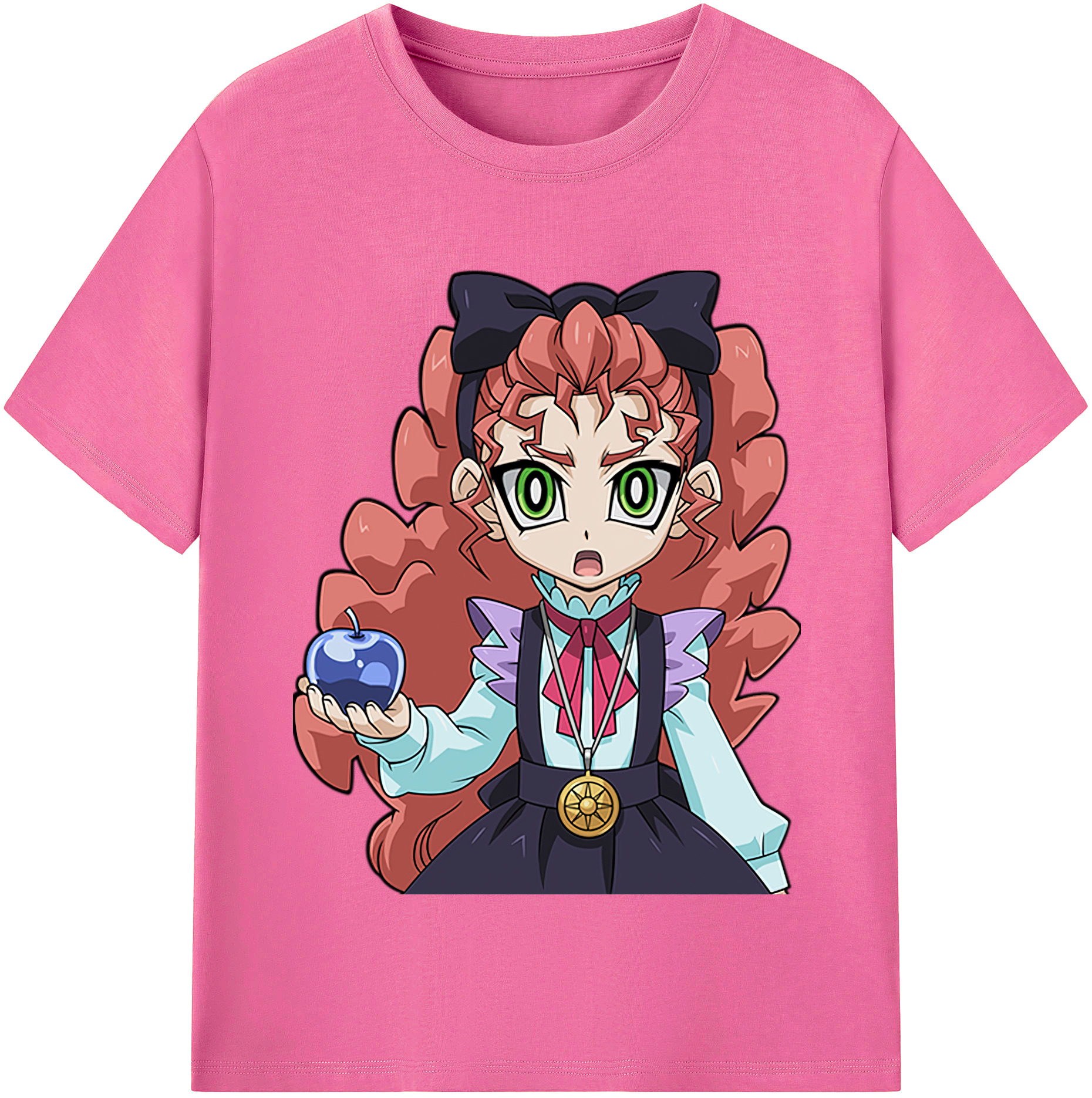 （画像用） 遊☆戯☆王 Yu-Gi-Oh! レディースカジュアルプリントTシャツ（綿100％）